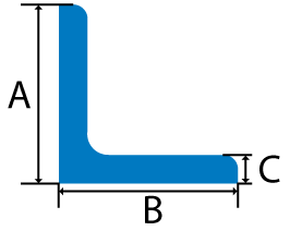 Mild-Steel-Angle-Galvanized-Cross-Section